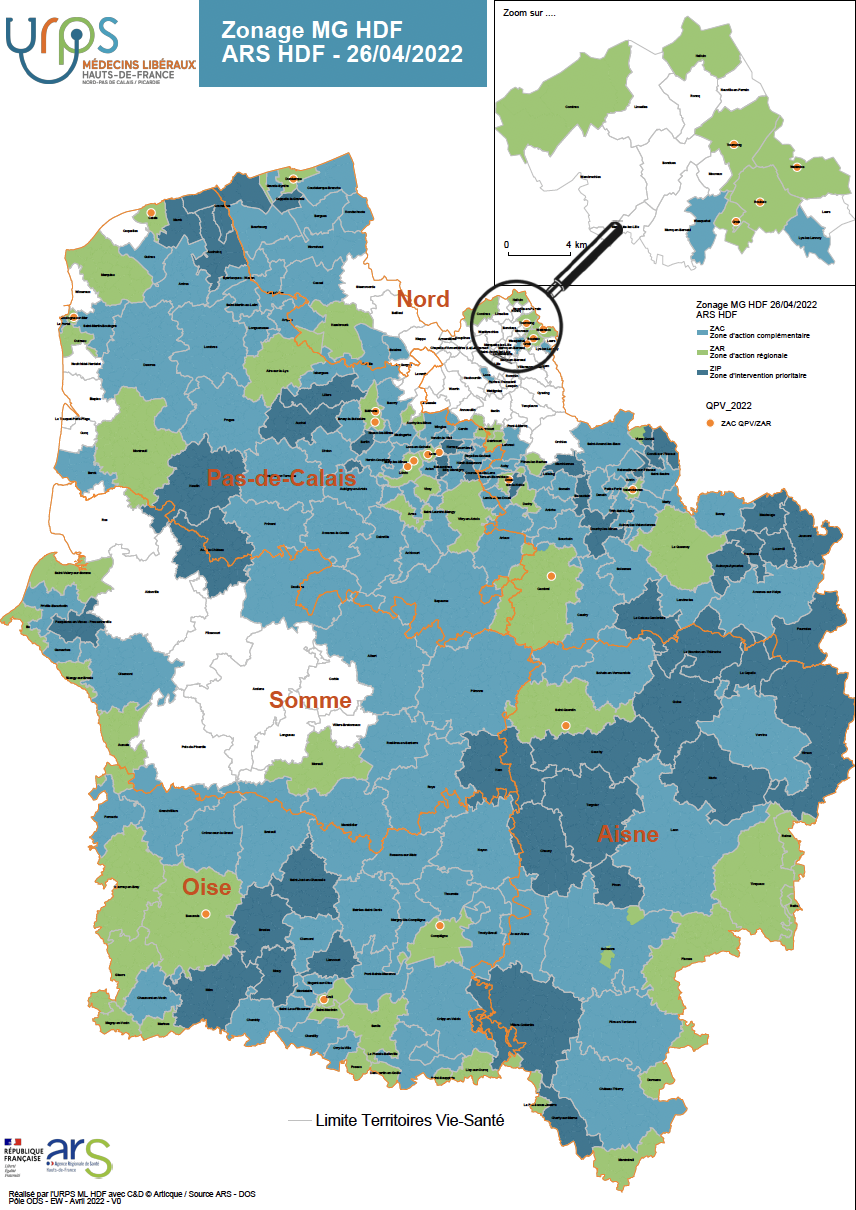 carte urps zonage
