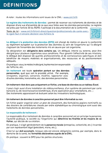 visuel rgpd registre explication urpsmlhdf
